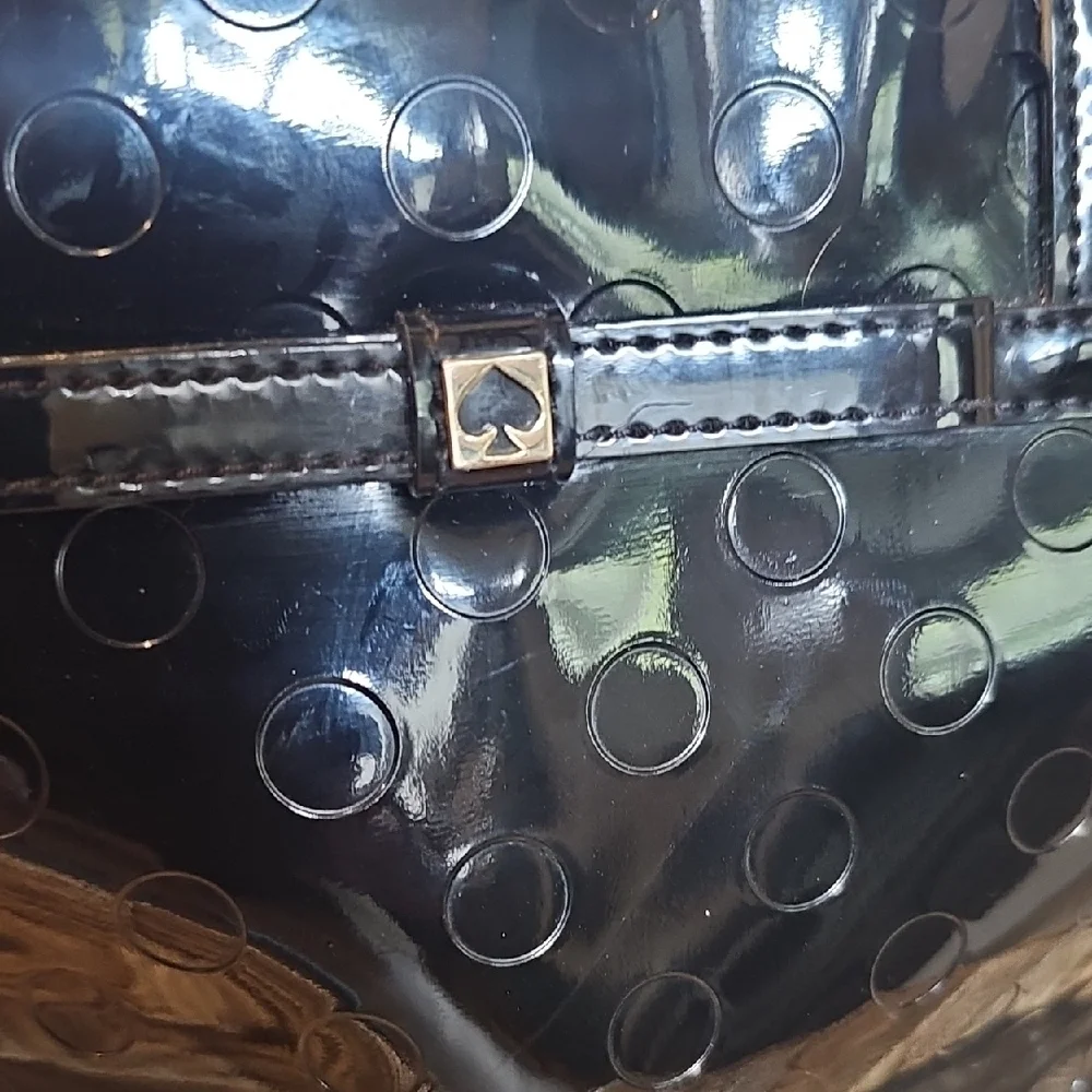 Kate Spade Black Patent Leather Tote Bag